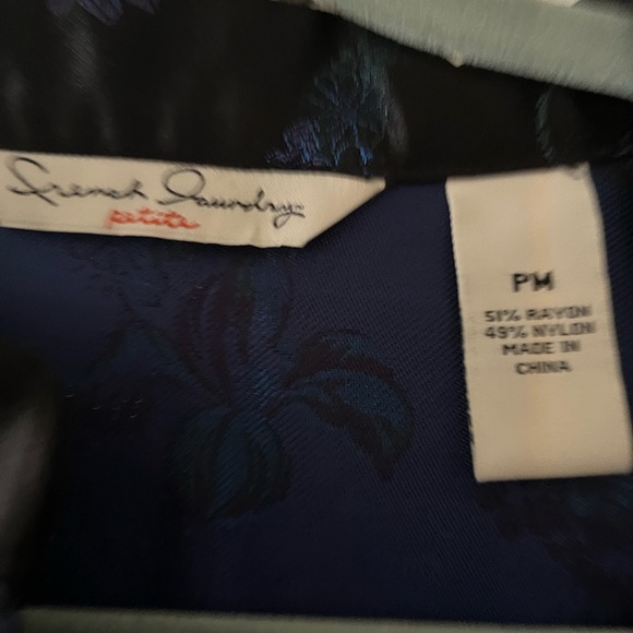 French Laundry SzM Round collar jacket black and blue - Picture 7 of 10